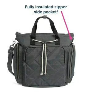 LUG Bustle Convertible Tote / Shoulder Bag / Top Handle Bag - Brushed Grey